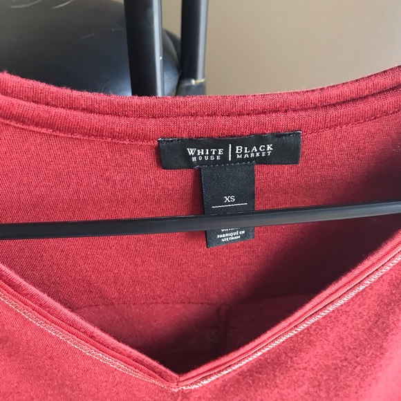 WHBM Rust layering short sleeve top XS - Picture 7 of 7